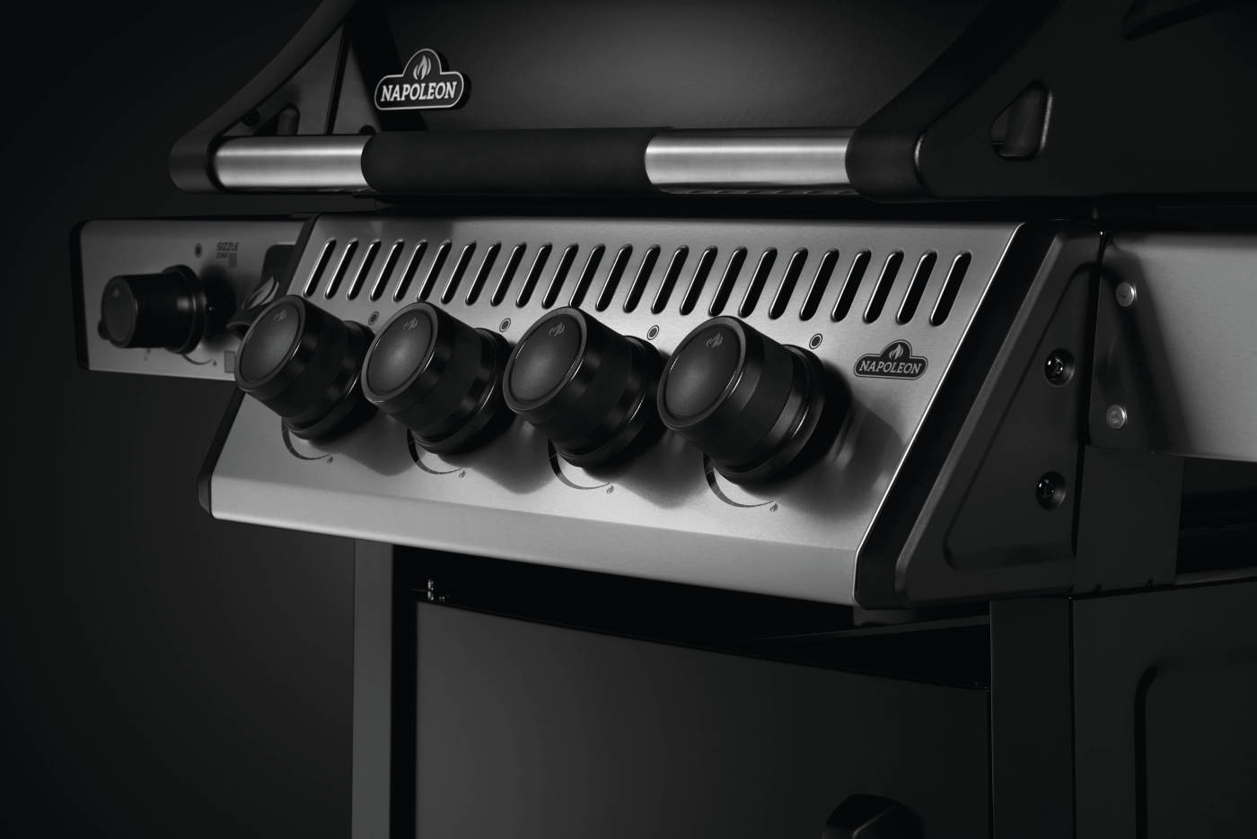 Panel sterujący z pokrętłami